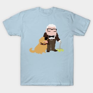 Old Man and His Loyal Dog T-Shirt